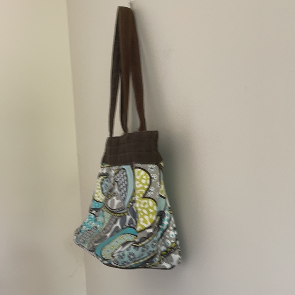 Thirty-One Blue/Green Pattern Purse - Picture 2 of 9